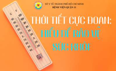 (HCDC) Thời tiết cực đoan: Hiểu để bảo vệ sức khỏe